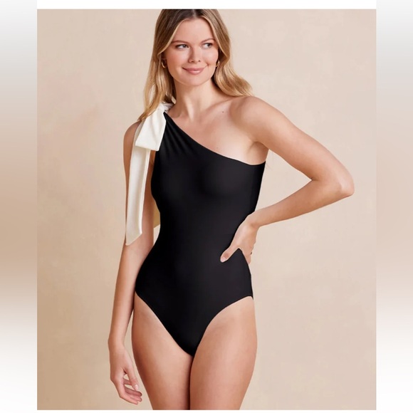 summersalt Other - Summersalt The Bow-Shoulder Ruched Sidestroke